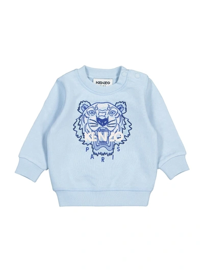 Kenzo Kids' Branded Graphic Sweatshirt Pale Blue