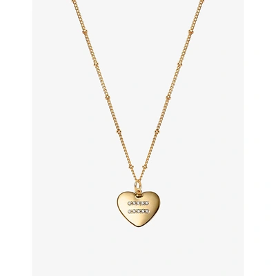 La Maison Couture Women's Gold With Love Darling #5 Equality Heart 14ct Yellow Gold-plated Vermeil S