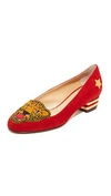 CHARLOTTE OLYMPIA MASCOT FLATS