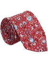 Liberty Lodden Silk Tie In Lodden Red