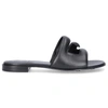 Givenchy G-cutout Padded Leather Sandals In Black
