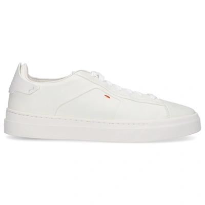 SANTONI SNEAKERS WHITE DARTS