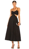 Nicholas Belen Cut-out Dress In Black