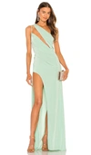 Katie May X Revolve A Cut Above Gown In Mint