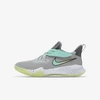 Nike Zoom Flight 2 Little/big Kids' Basketball Shoes In Light Smoke Grey