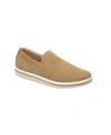 Johnston & Murphy Men's Trenton Knit Slip-on Shoes Men's Shoes In Beige