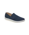 Johnston & Murphy Men's Trenton Knit Slip-on Shoes Men's Shoes In Navy