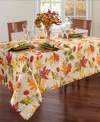 Elrene Autumn Leaves Fall Printed Tablecloth, 60" X 84" Oblong In Multi