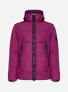 STONE ISLAND HOODED QUILTED DOWN JACKET