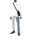 Ambush Fleeced Cotton Workshop Crew-neck Sweatshirt In Nude & Neutrals