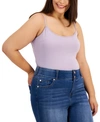 Aveto Trendy Plus Size Tank Top In Wisteria