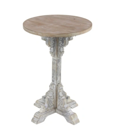 Rosemary Lane Farmhouse Accent Table In White