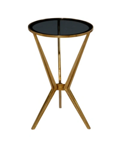 Rosemary Lane Modern Accent Table In Gold-tone
