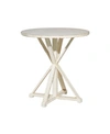 Rosemary Lane Farmhouse Accent Table In White