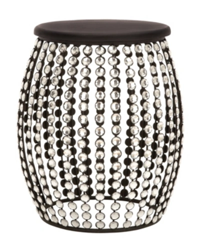 Rosemary Lane Glam Accent Table In Black