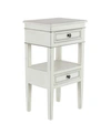 Rosemary Lane Traditional Accent Table In White