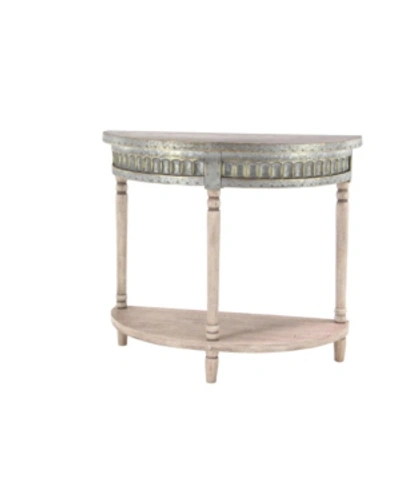 Rosemary Lane Farmhouse Console Table In Beige