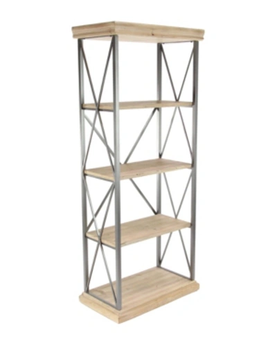 Rosemary Lane Industrial Shelving Unit In Brown