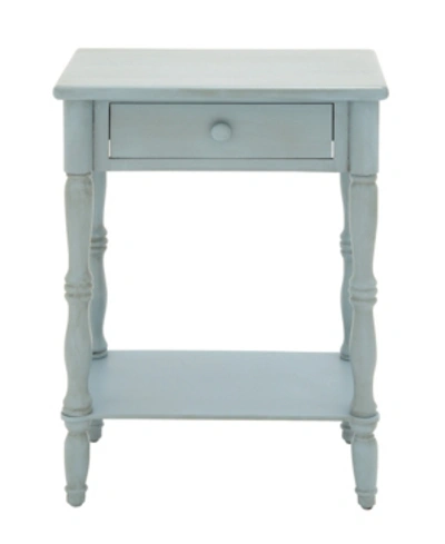 Rosemary Lane Farmhouse Accent Table In Blue