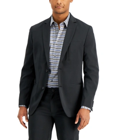 Alfani Men's Tech Sport Coat, Created For Macy's In Deep Black