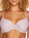 Warner's No Side Effects T-shirt Bra In Mauve Shadows
