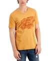 SUN + STONE MEN'S HANDCRAFTED T-SHIRT, CREATED FOR MACY'S