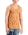 SUN + STONE MEN'S FONDLEY FEATHERS TANK TOP, CREATED FOR MACY'S