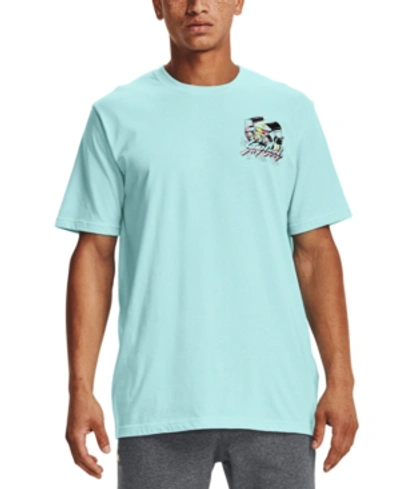 Under Armour Men's Stay Cool Logo Graphic T-shirt In Breeze | ModeSens