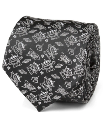 Disney Men's Toy Story Alien Print Tie In Black