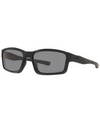 Oakley Chainlink Black Iridium Rectangular Sunglasses Oo9247-924701-57 In Black