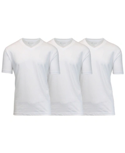 GALAXY BY HARVIC MEN'S SHORT SLEEVE V-NECK T-SHIRT, PACK OF 3