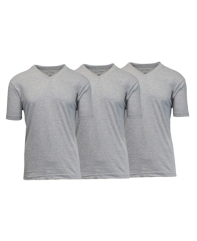 GALAXY BY HARVIC MEN'S SHORT SLEEVE V-NECK T-SHIRT, PACK OF 3