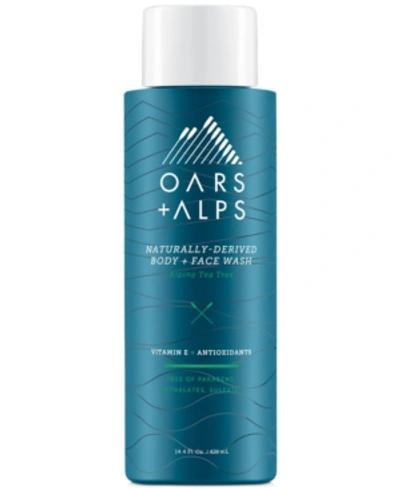 Oars + Alps Naturally-derived Alpine Tea Tree Body + Face Wash, 14.4-oz.