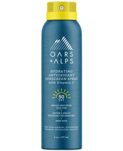Oars + Alps Hydrating Antioxidant Sunscreen Spray Spf 50, 6-oz.