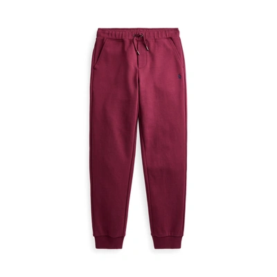 Polo Ralph Lauren Kids' Double-knit Jogger Pant In Classic Wine