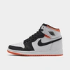 Nike Jordan Air Retro 1 High Og Casual Shoes In White/black/orange