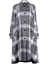 JW ANDERSON CHECKED TRENCH COAT