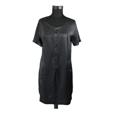 Pre-owned Dea Kudibal Silk Mini Dress In Black