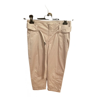 Pre-owned Brunello Cucinelli Large Pants In Beige