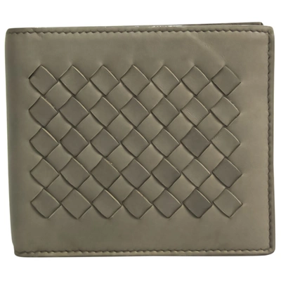 Pre-owned Bottega Veneta Leather Small Bag In Beige