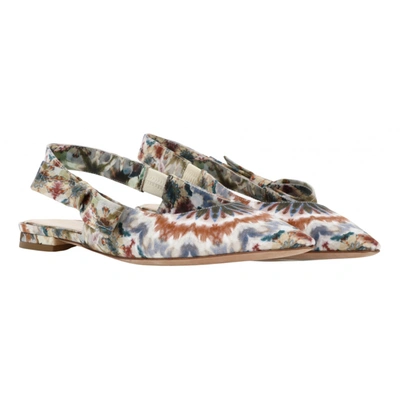 Pre-owned Dior Cloth Ballet Flats In Multicolour