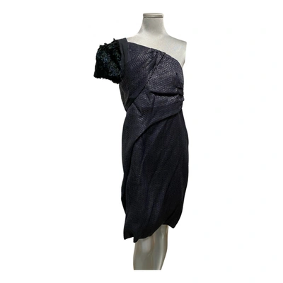 Pre-owned Proenza Schouler Mid-length Dress In Navy