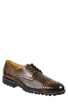 Sandro Moscoloni Leather Brogue Derby In Brown