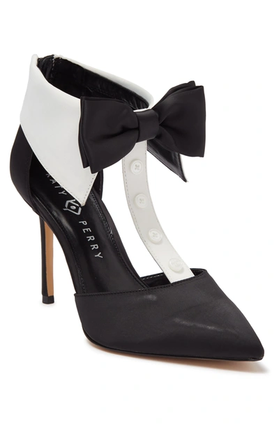 Katy Perry The Adella Tuxedo Pointed Toe Pump In Black