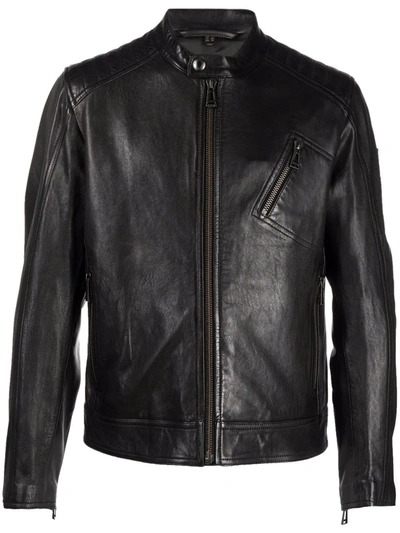 Belstaff Men's V Racer Jacket In Black