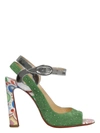 CHRISTIAN LOUBOUTIN CHRISTIAN LOUBOUTIN LOOPINGA TOE PLUME PUMPS