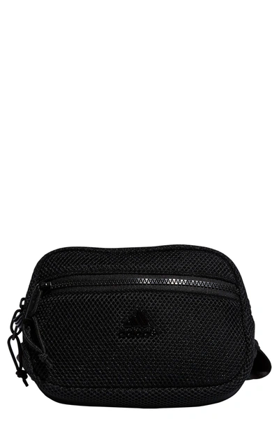 Adidas Originals Airmesh Belt Bag In Black