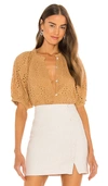 Cleobella Kate Blouse In Wheat In Brown