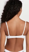 Simone Perele Saga Non-padded Lace Demi Bra In White