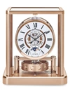 JAEGER-LECOULTRE ATMOS COLLECTION ROSE GOLD-PLATED MOON PHASE CLOCK,400011695127